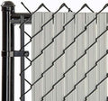 SoliTube Slat Privacy Inserts for Chain-Link Fence - Vertical 5 ft
