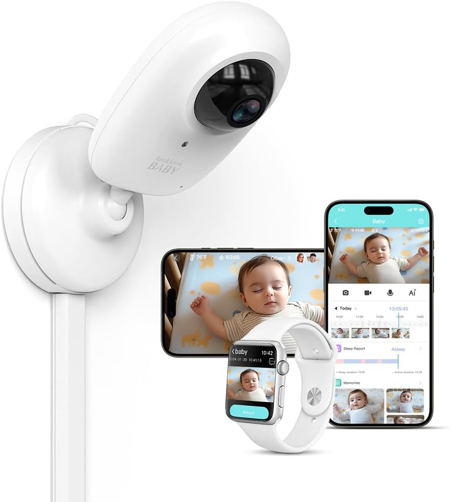 AI Baby Monitor w/ AI Detection & Night Vision