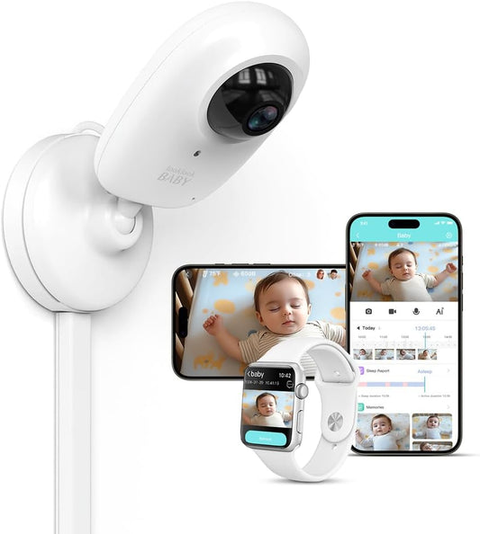 AI Baby Monitor w/ AI Detection & Night Vision