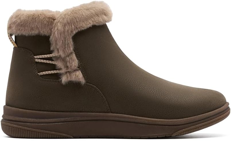 Clarks Women's Breeze Fur Ankle Boot for Ultimate Comfort