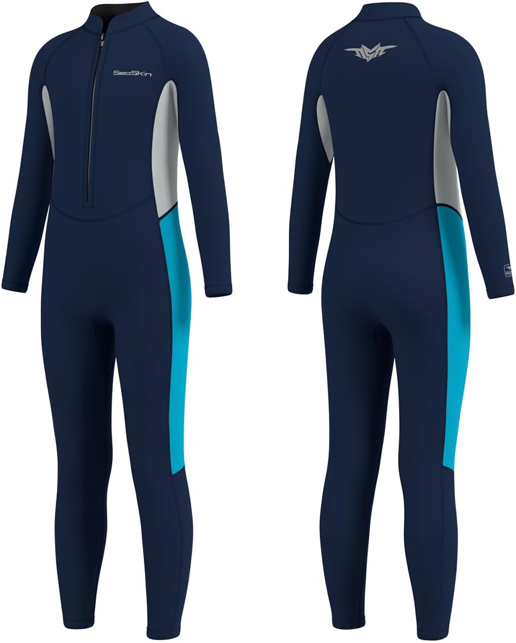 Seaskin Kids Wetsuit for Boys Girls Thermal Swimsuits 2mm
