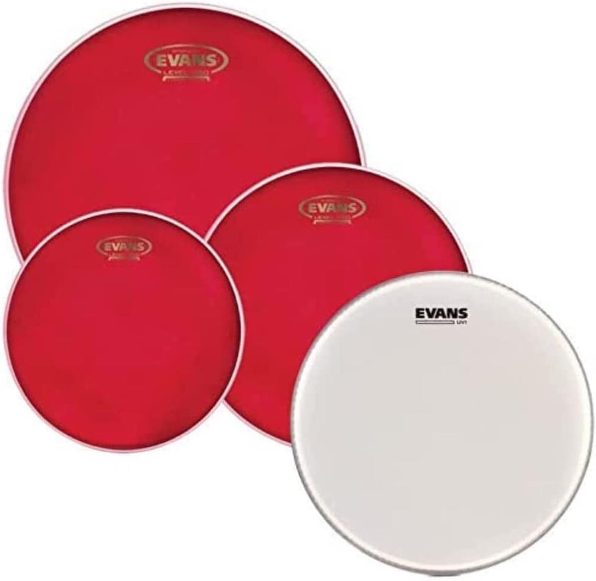 Evans Hydraulic Drum Heads Pack for Rich Early Rock Sound