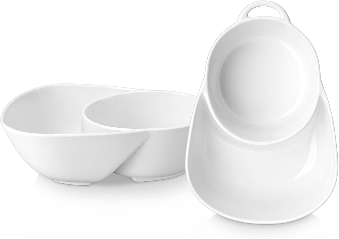 vancasso Starry Chip and Dip Bowl Set for Snacks and Meals