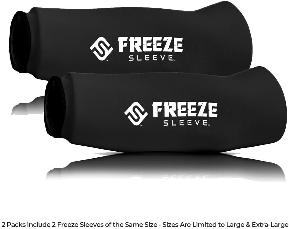 FreezeSleeve Ice and Heat Therapy Sleeve for Pain Relief
