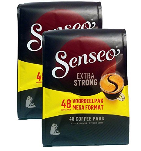 Senseo Extra Strong Dark Roast Coffee Pods for Bold Flavor