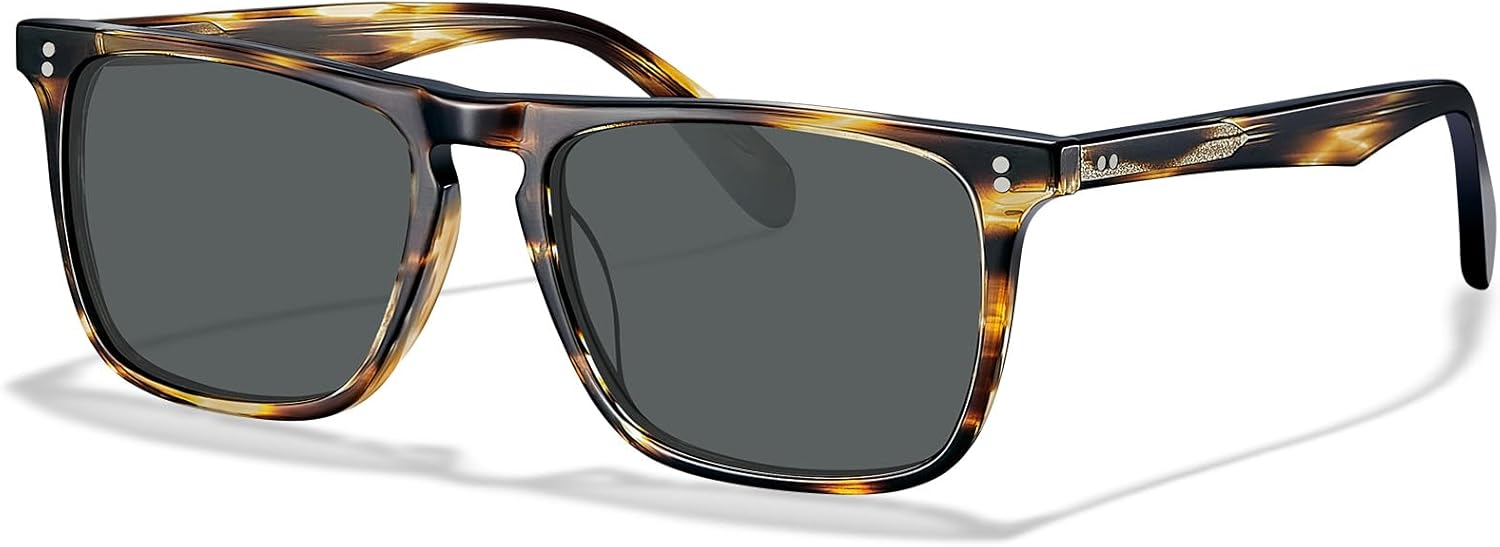 Retro Polarized Sunglasses for Men with UV Protection
