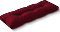 Indoor/Outdoor Bench Cushion 36x14x4 in - Waterproof Tufted Seat