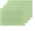 Solino Home Linen Placemats Set of 4 Laurel Green - Handcrafted Linen