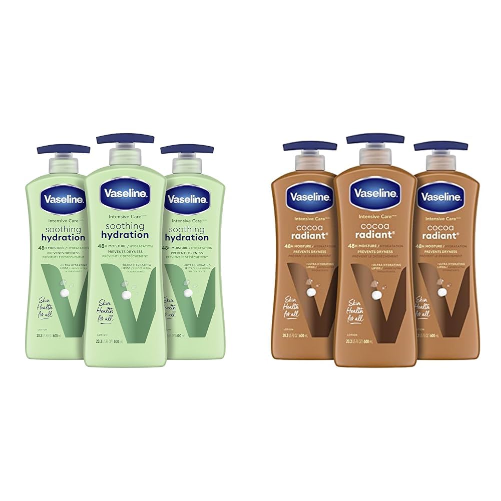 Vaseline Intensive Care Body Lotion for Dry Skin Hydration