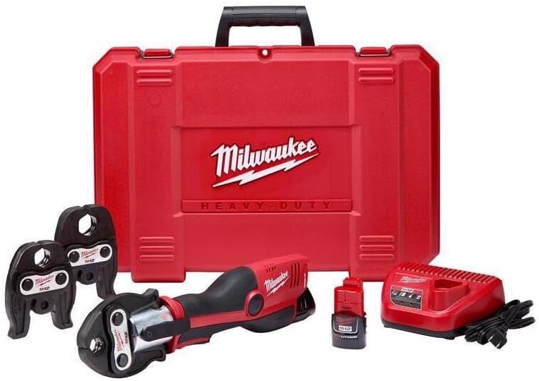 Milwaukee 2473-22 M12 Force Logic Press Tool Kit for Professionals