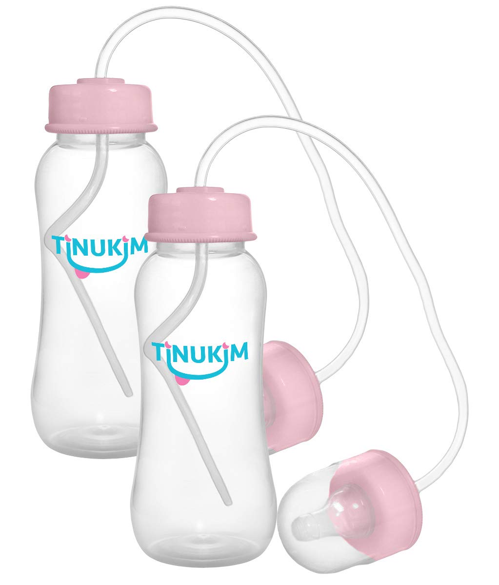 Anti-Colic Self-Feeding Baby Bottle - Easy Nursing, 2-Pack