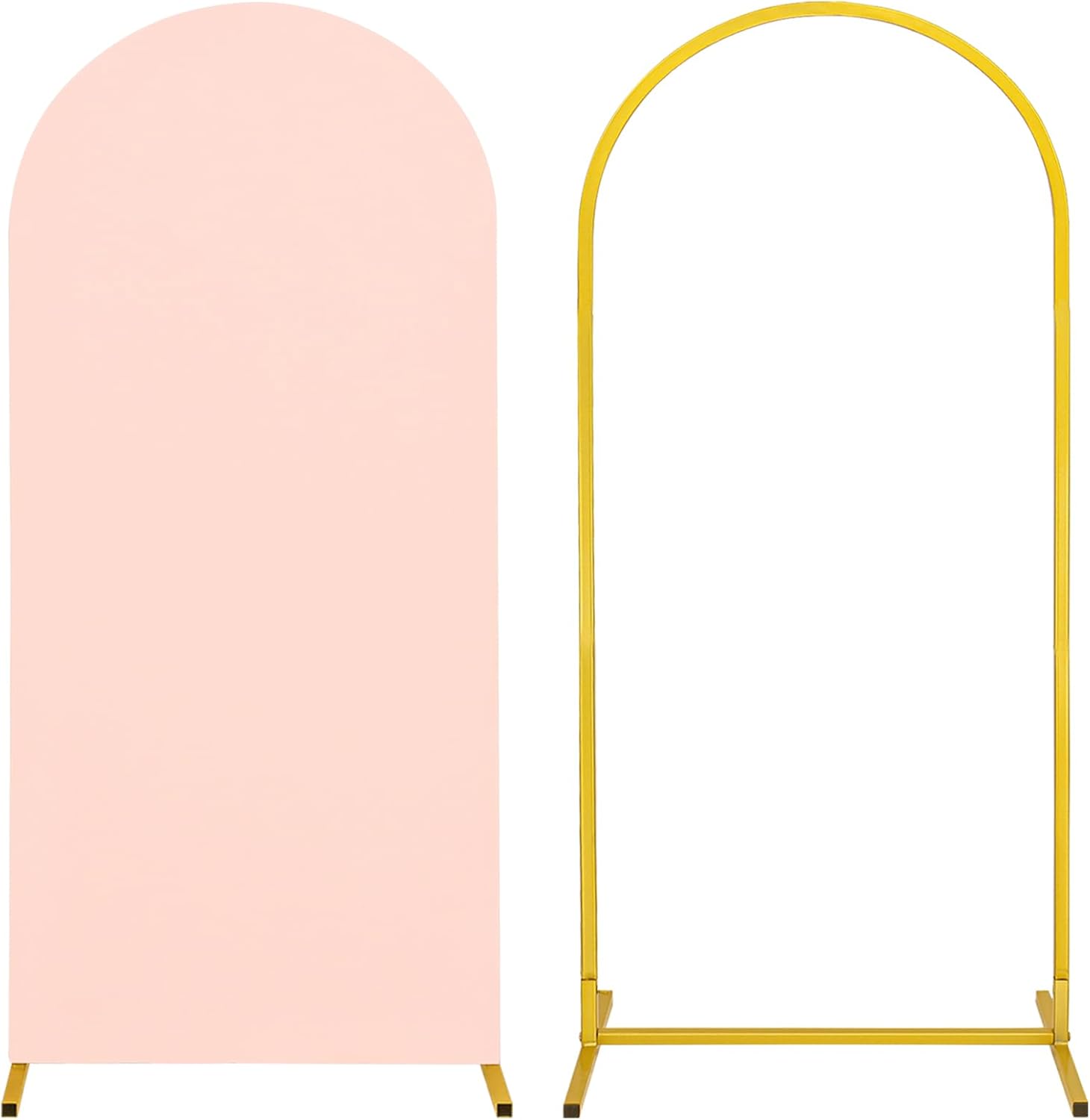 Metal Arch Stand and Cover Set for Weddings and Parties