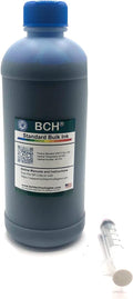 BCH Standard Cyan Dye Refill Ink 500ml - UV-Resistant Professional