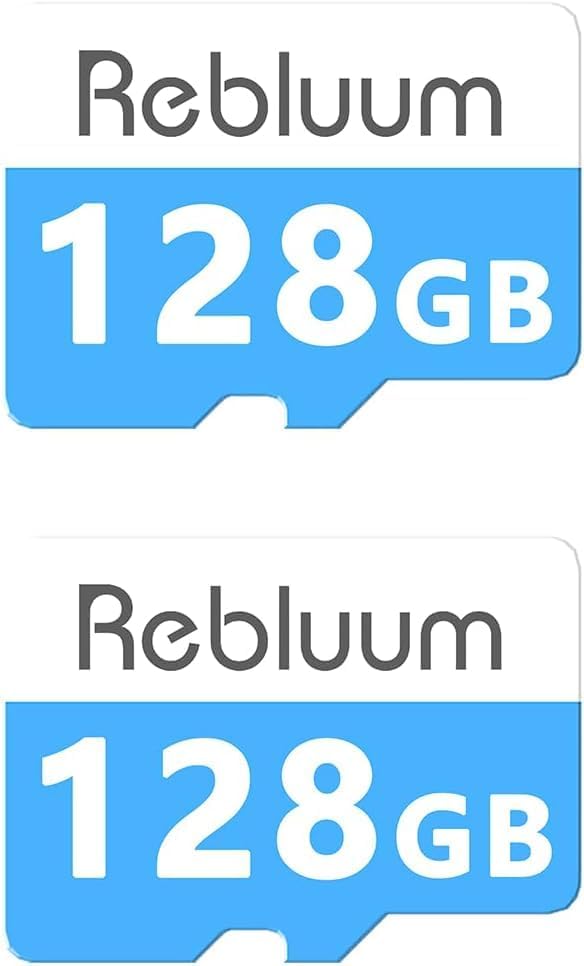 High-Speed 128GB Micro SD 2PK for Security Cameras - Rebluum