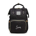 Personalized Large Diaper Bag Knapsack Tote Backpack - Custom Monogram