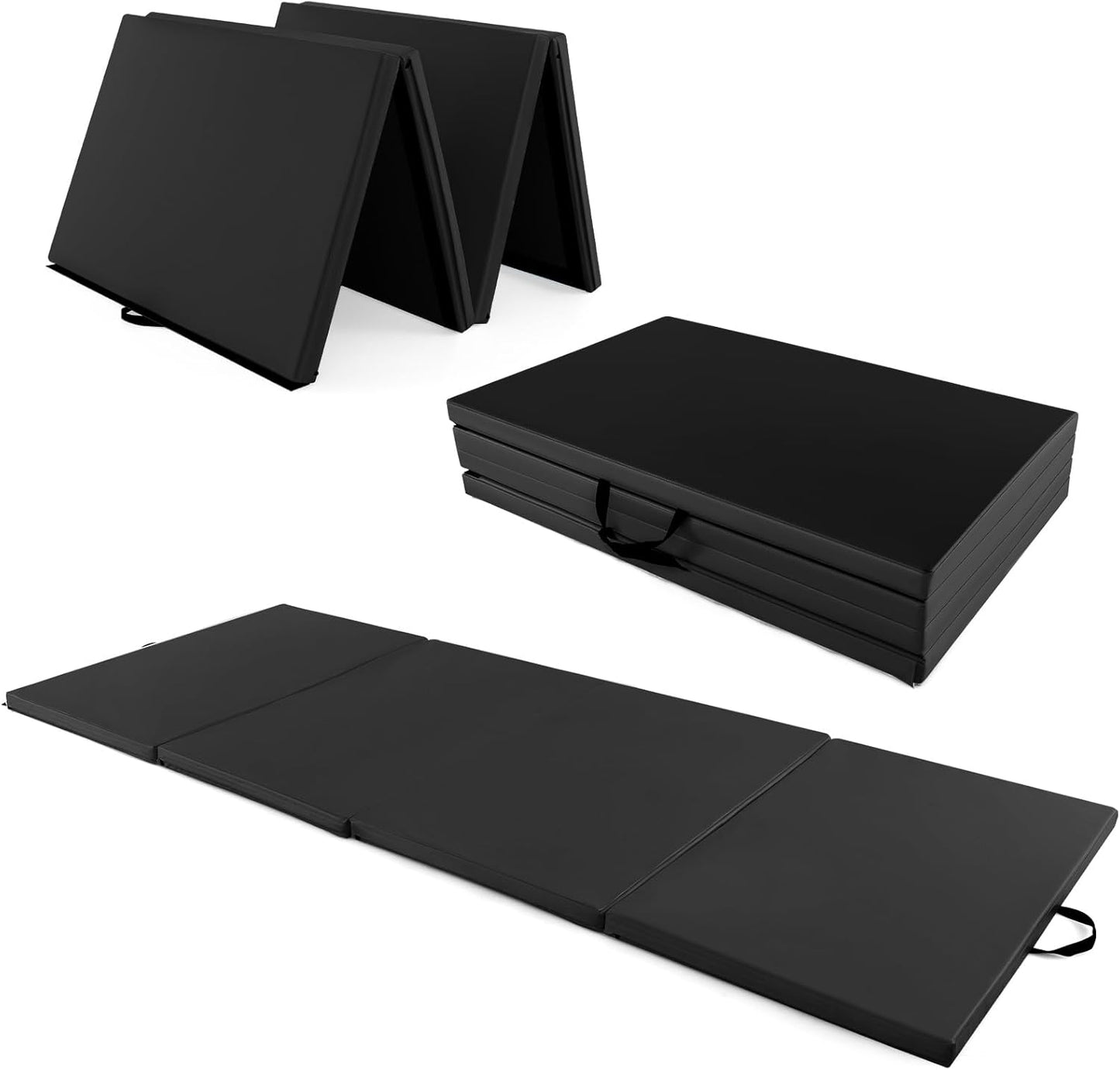 Giantex 4ftx10ftx2ft Gymnastics Mat for Yoga, Cheerleading, and More