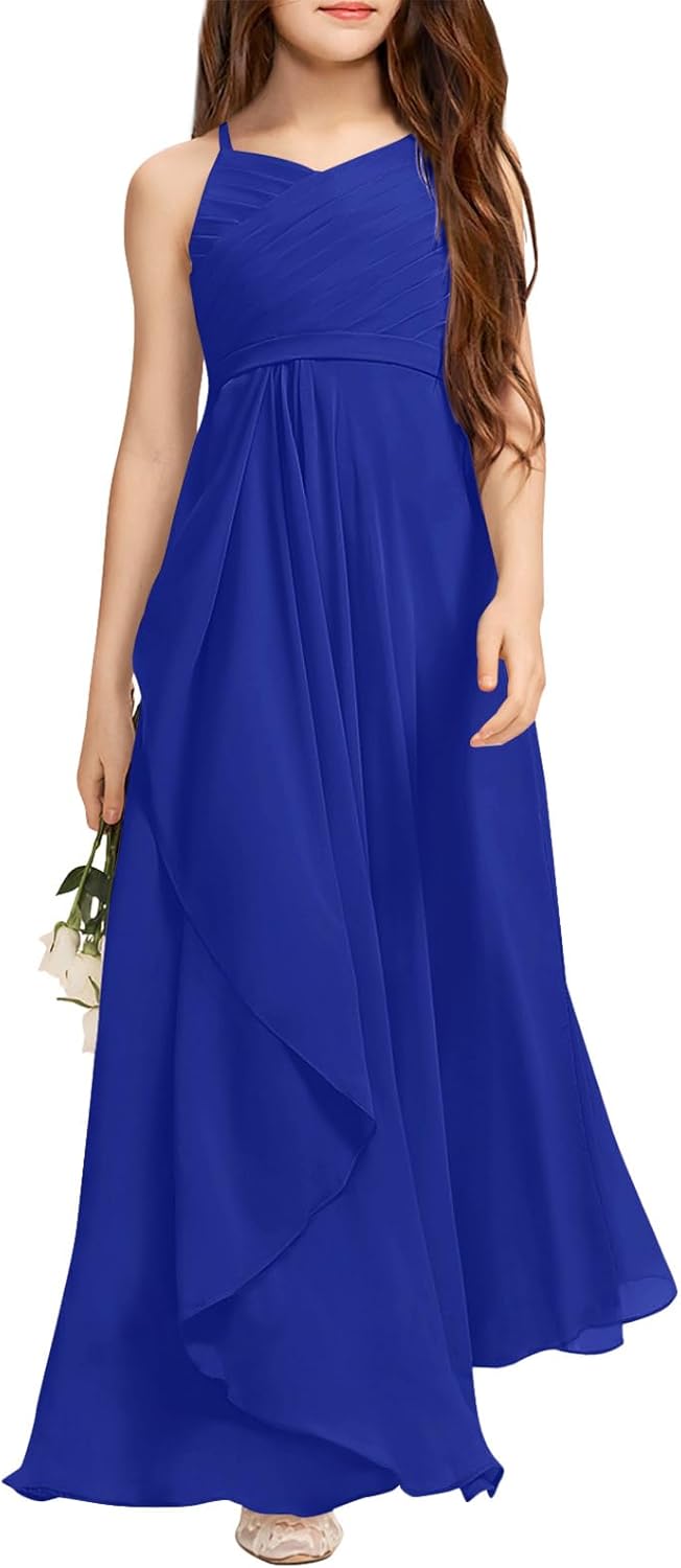 Imily Bela Girls A-Line Halter Dress for Special Occasions