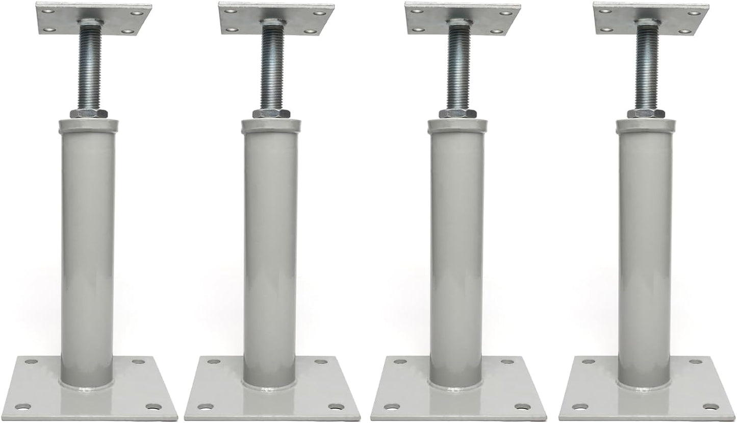 4 PCS Adjustable House Floor Jacks for Leveling Support