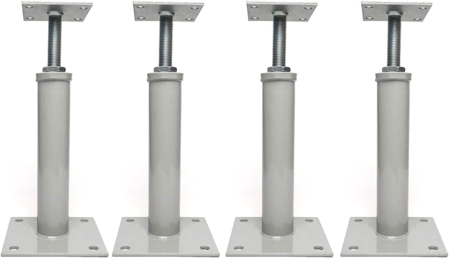 4 PCS Adjustable House Floor Jacks for Leveling Support