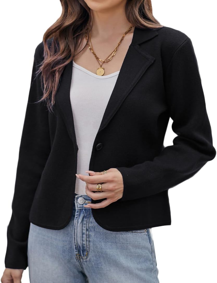 Stylish Women Sweater Blazer for Casual and Work Wear