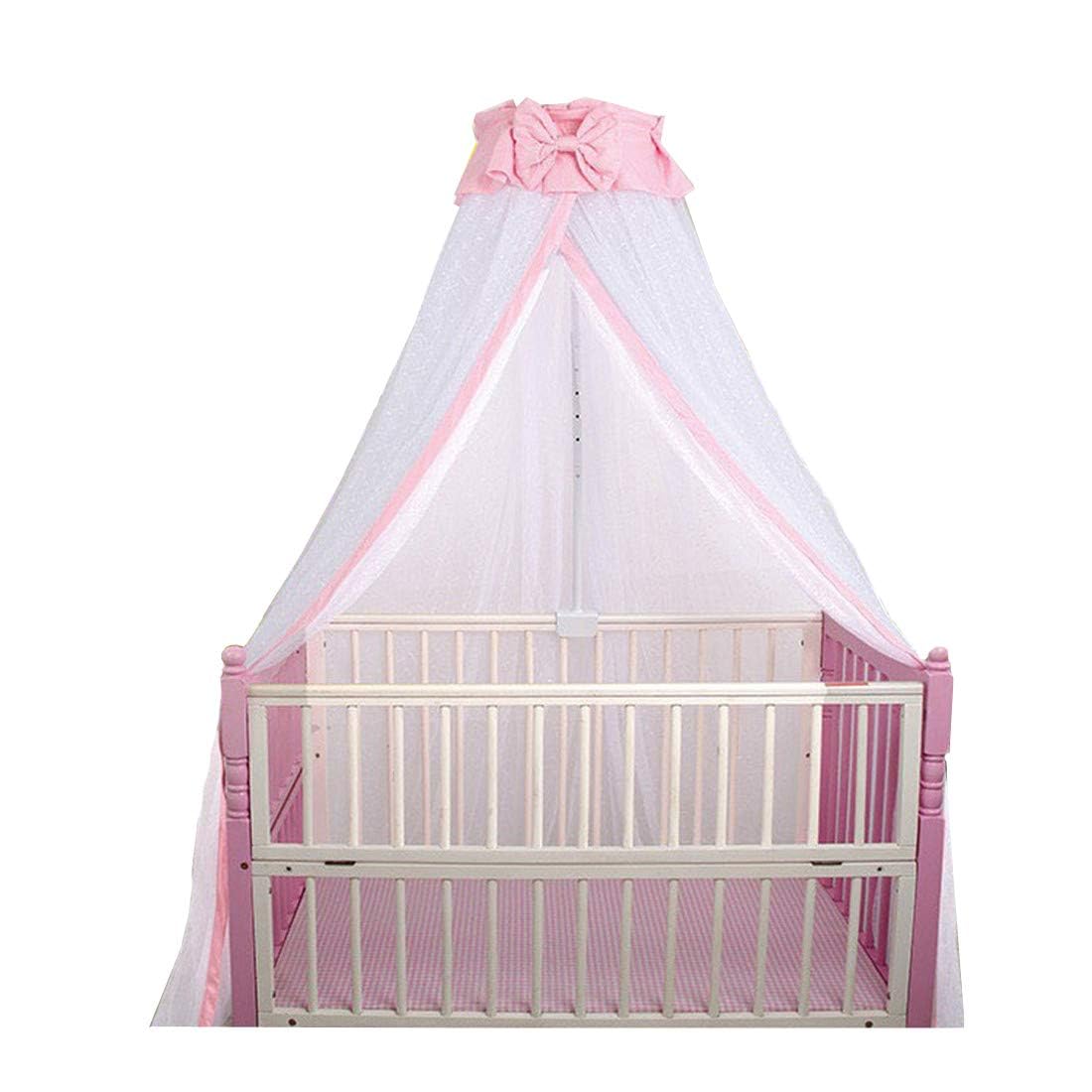 CdyBox Breathable Crib Netting Bed Curtains for Kids Mosquito Net