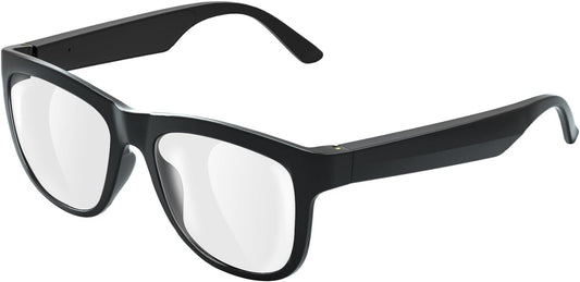 GenXenon Smart Glasses - Open Ear Sound with Mic, Blue Light Block