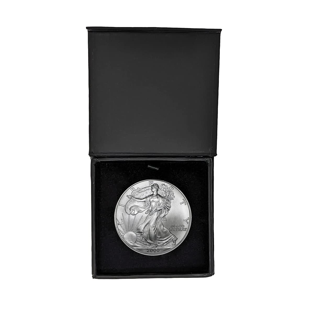 2000 U.S. Silver Eagle in Gift Box - Brilliant Uncirculated Dollar