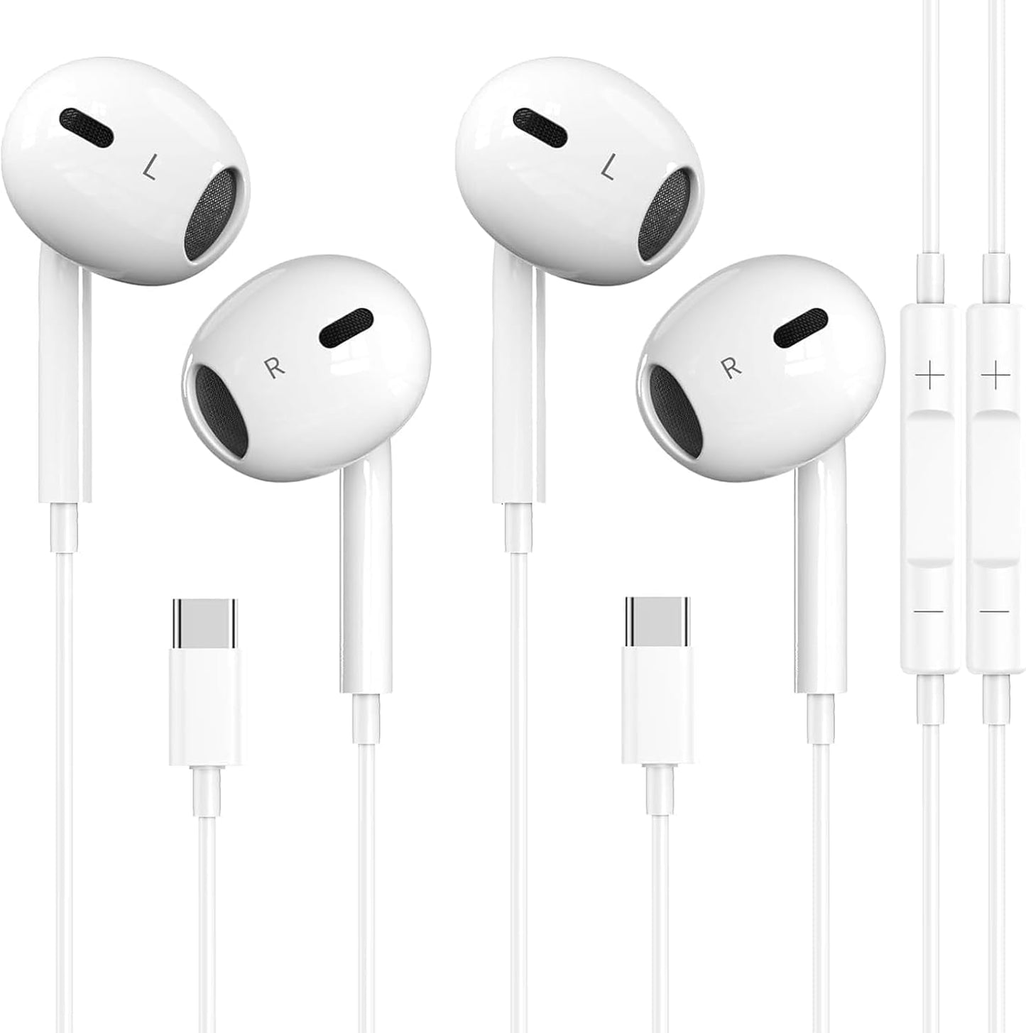 HiFi USB C Earbuds for iPhone & Galaxy