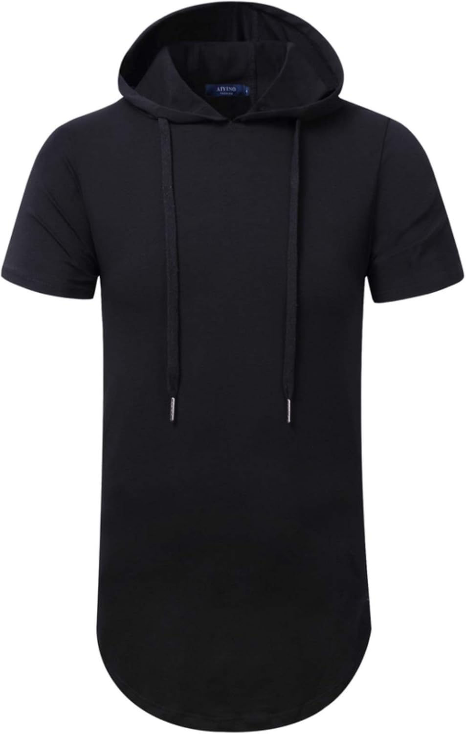 Aiyino Men's Short Sleeve Athletic Hoodie | Hip Hop Style
