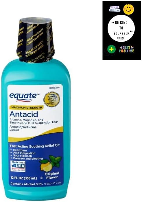 2 Pack Equate Maximum Strength Antacid 12 fl. oz.