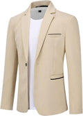 Men's Slim Fit One Button Blazer - Cloudstyle Sport Coat