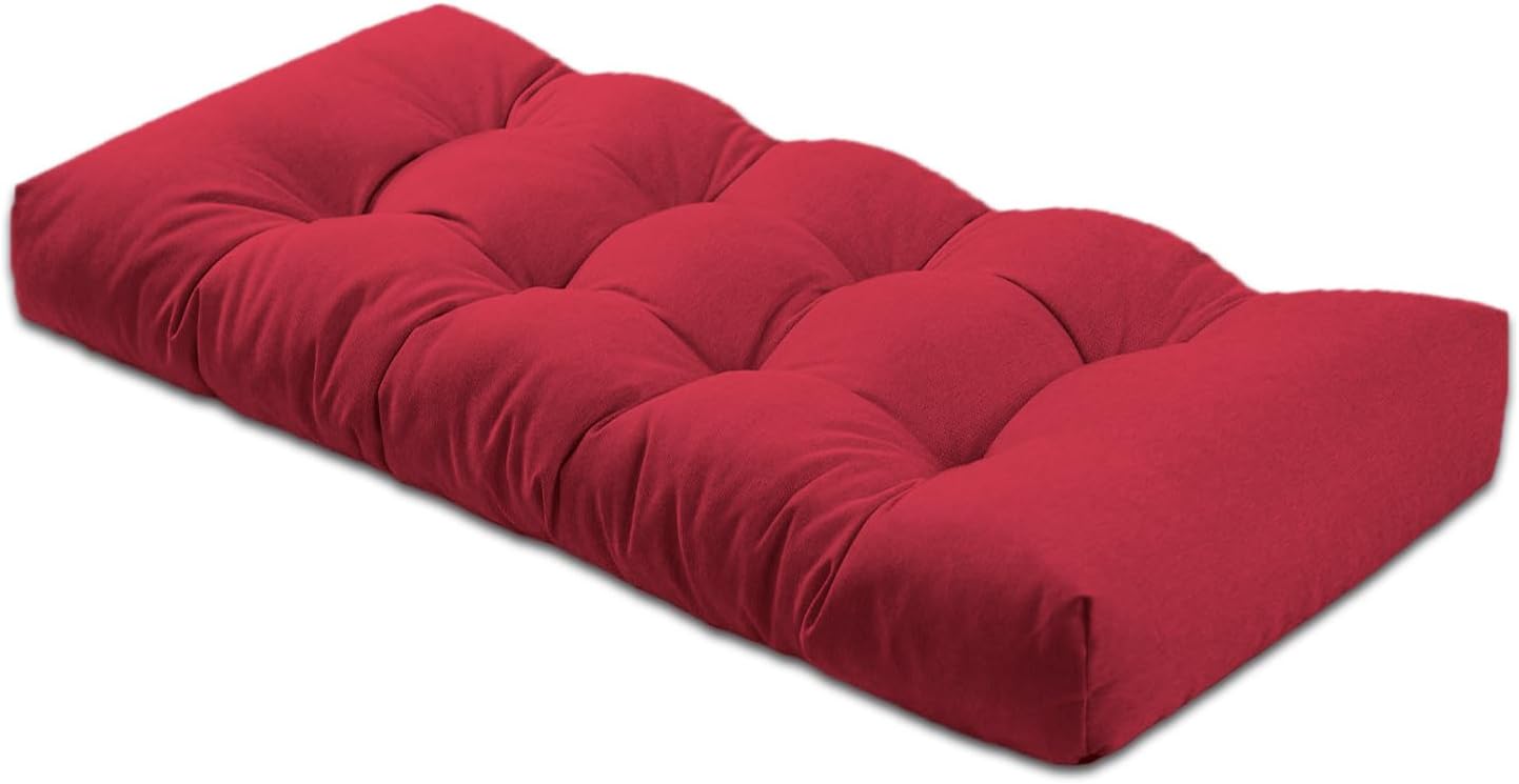 Premium Waterproof Linen Bench Cushion for Indoor and Outdoor Use