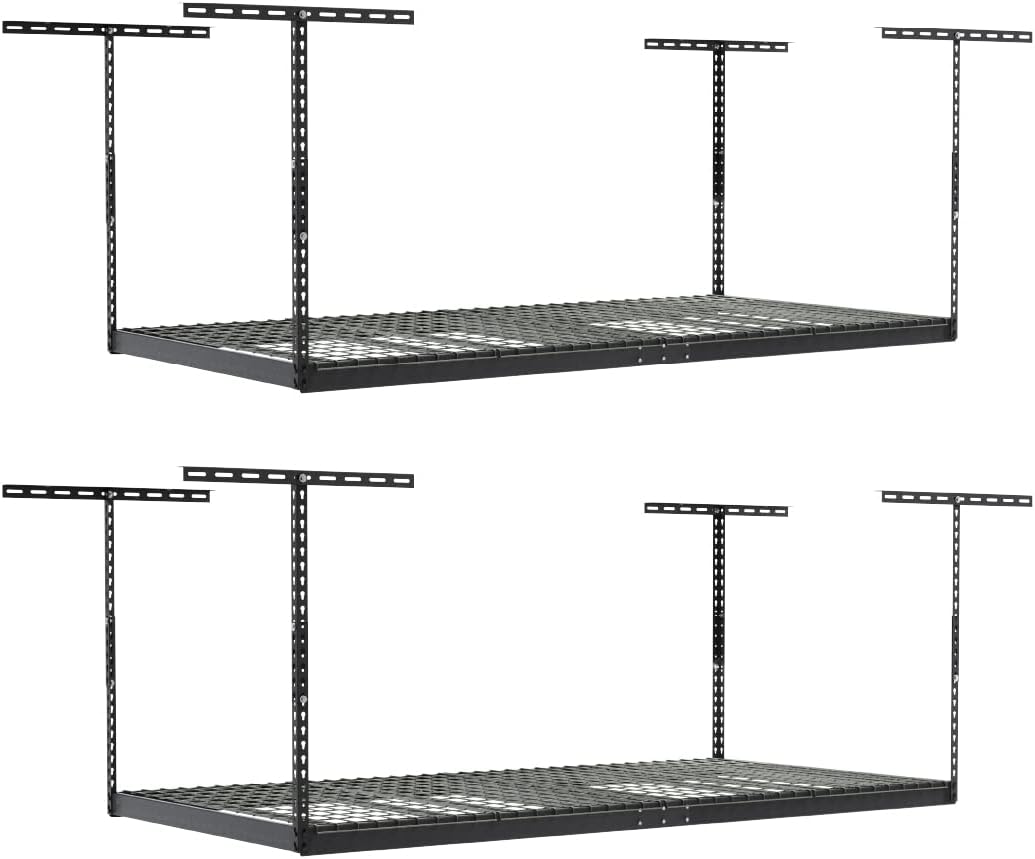 2-Pack 4 x 8 Overhead Garage Storage Rack for Organization