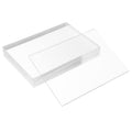 Pack of 10 Clear Acrylic Sheet 8 in x 10 in 1/8 in Thick - Crisp Clear