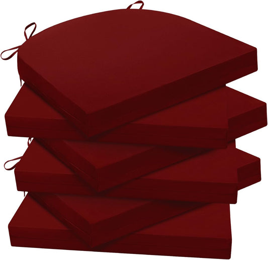 Outdoor Chair Cushions Set of 6 for Patio Furniture Comfort
