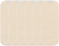 AlVABABY Hemp and Cotton Inserts Cloth Diaper Liner - 4-Layer Reusable