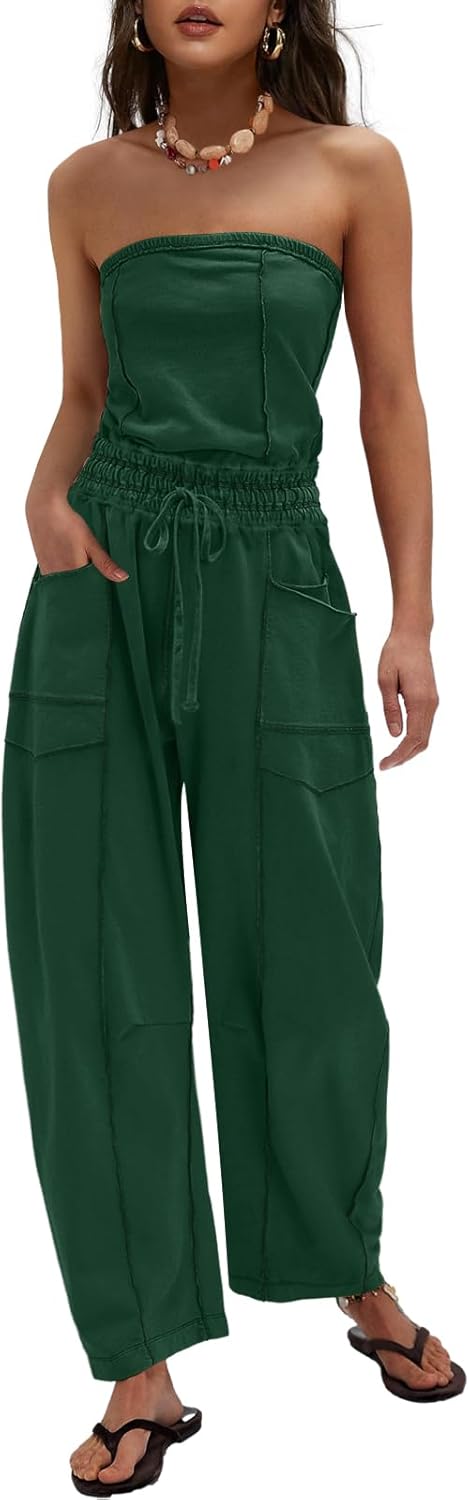 Stylish Strapless Jumpsuits for Women - Perfect Summer Rompers