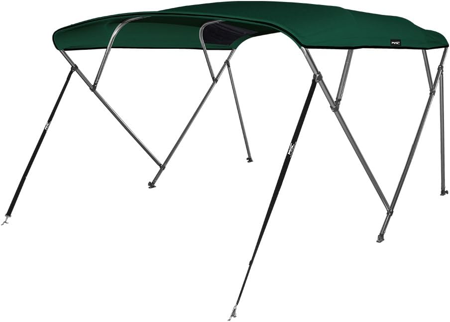 3 Bow 4 Bow Bimini Top Boat Cover with Support Poles Included