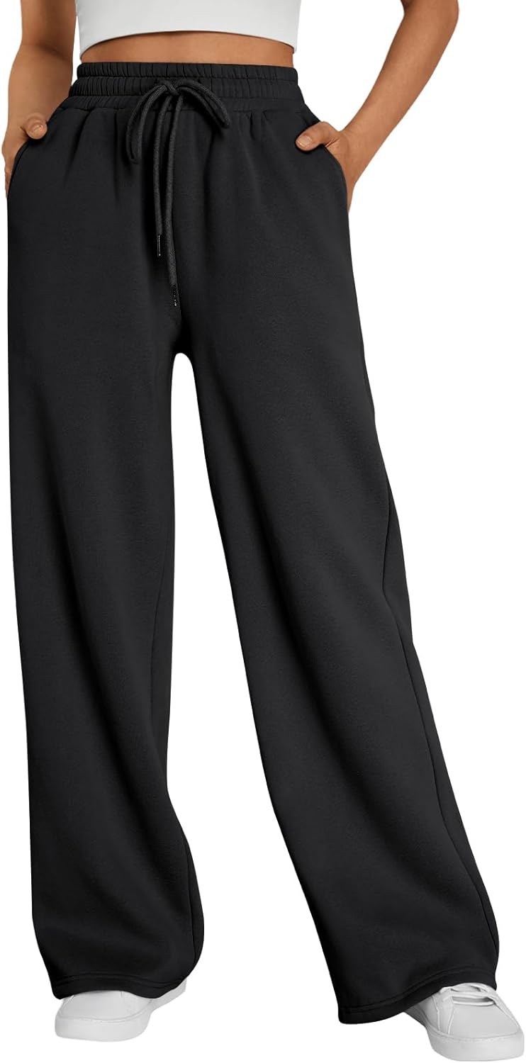 Trendy Queen Womens Wide Leg Sweatpants for Comfort and Style