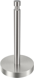 Paper Towel Holder Countertop Black - Weighted Non-Slip Stand