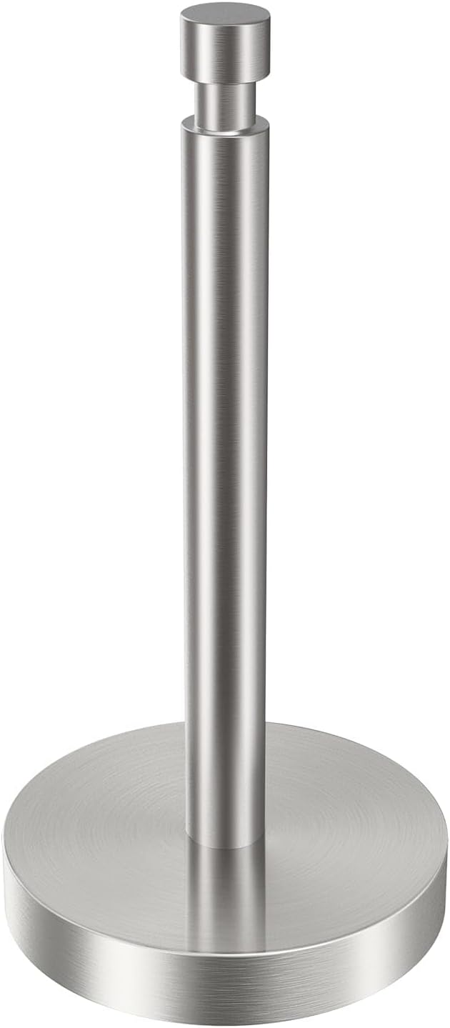 Paper Towel Holder Countertop with Weighted Base for Stability