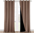 Blackout Curtains Thermal Noise Reduction Drapes for Patio Door