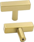 goldenwarm Brushed Brass Cabinet Knobs 2 in Pack of 200 - Durable
