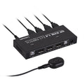 Displayport KVM Switch 1 Monitor 2 Computers - 4K@60Hz Dual Control