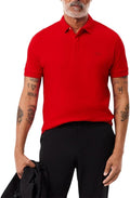 Lacoste Men's Stretch Cotton Polo for Effortless Casual Style