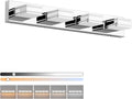 30in Chrome Vanity Light for Bathroom with 5 Color Temperatures