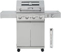Monument Grills 4-Burner Propane Gas Grill with Smoker Box