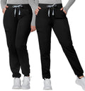 Medical Scrub Pants for Women - Slim Fit Jogger Scrub