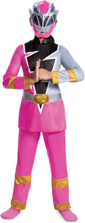 Pink Power Ranger Costume for Girls - Dino Fury Suit