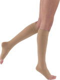 Compression Stockings 20-30 mmHg Knee High Open Toe - Unisex Relief